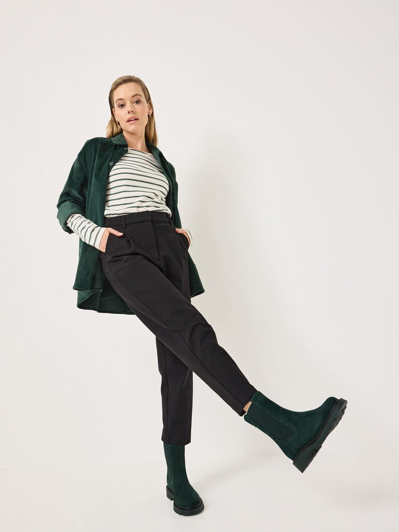 Tamaris Leder Chelsea Boot - Grün