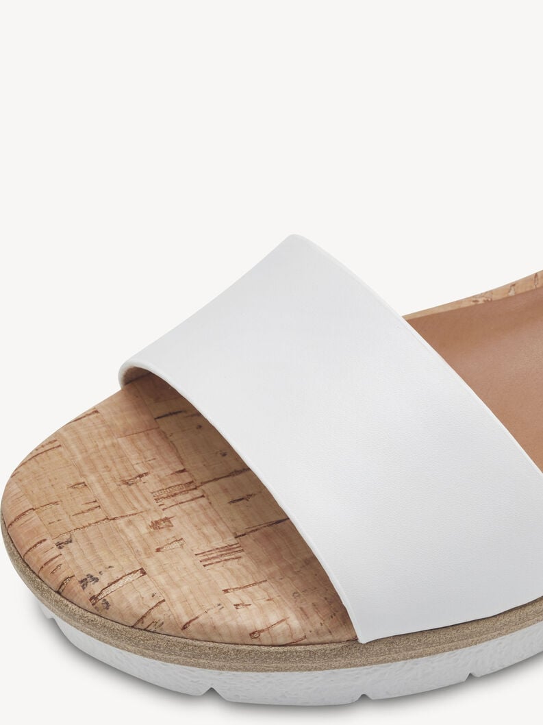 Tamaris Ledersandalette - Weiß