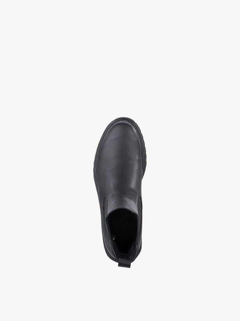 Tamaris Leder Chelsea Boot - Schwarz