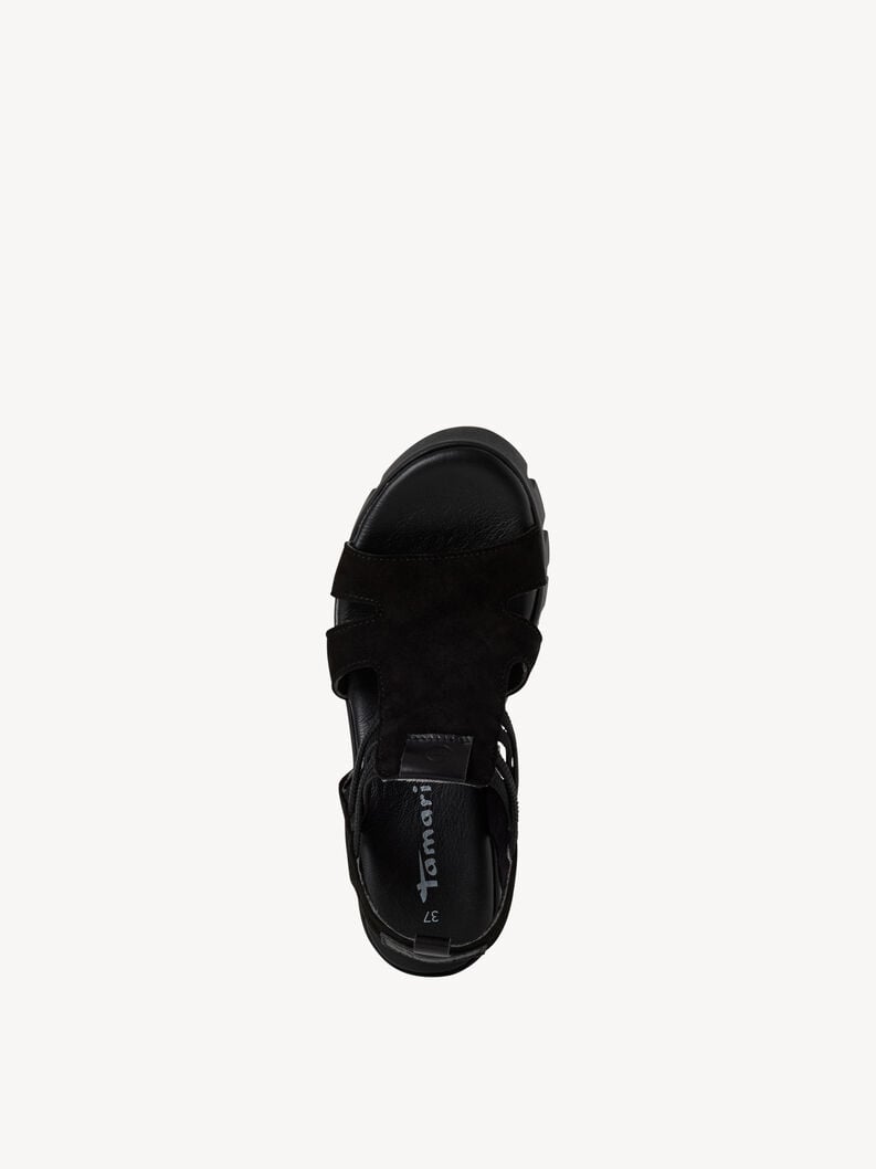Tamaris Ledersandalette - Schwarz