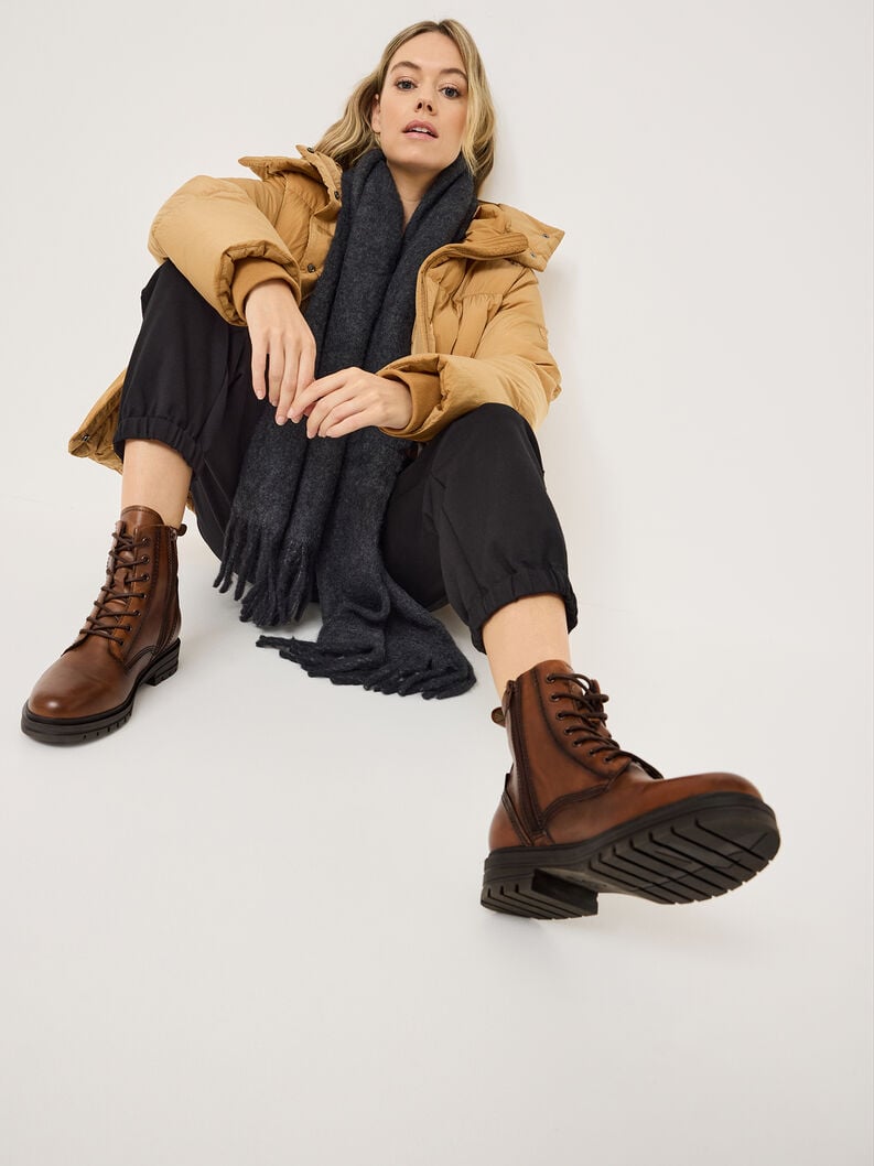 Tamaris Lederstiefelette - Braun