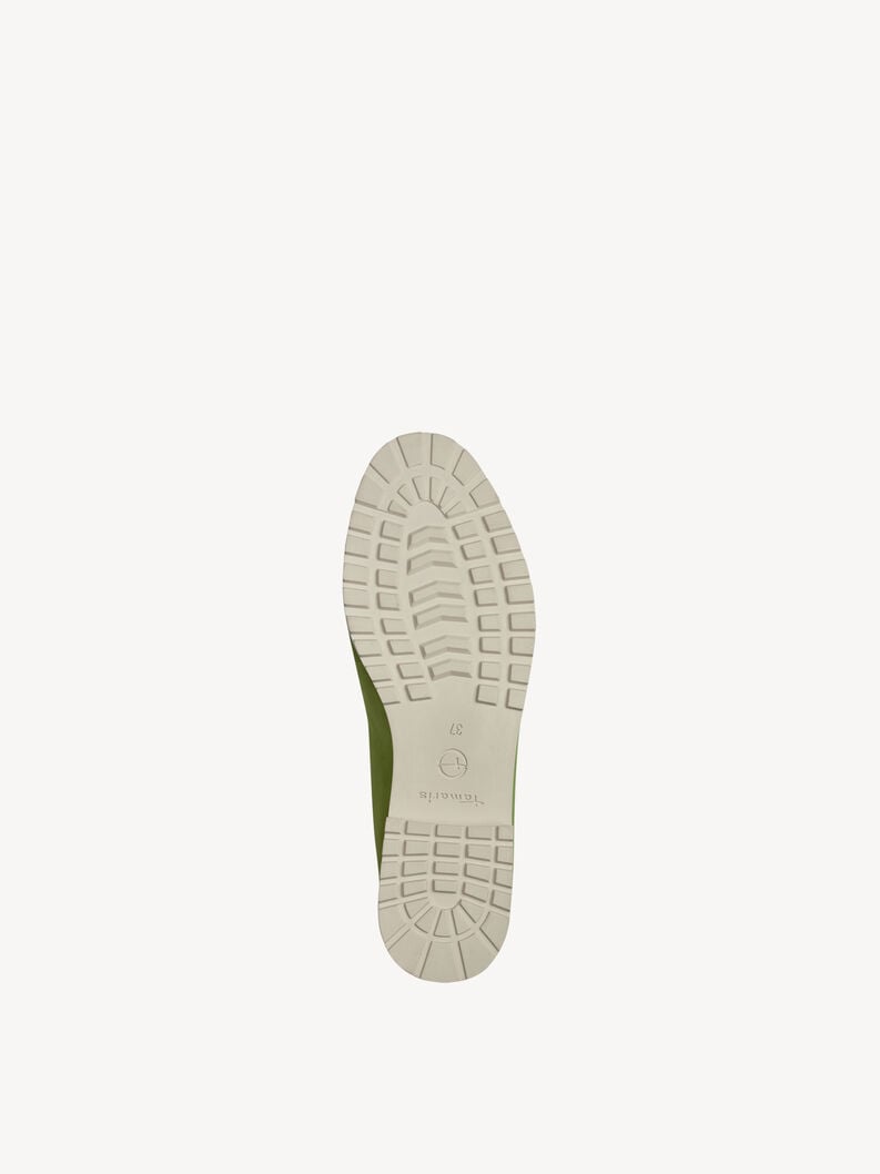 Tamaris Lederslipper - Grün