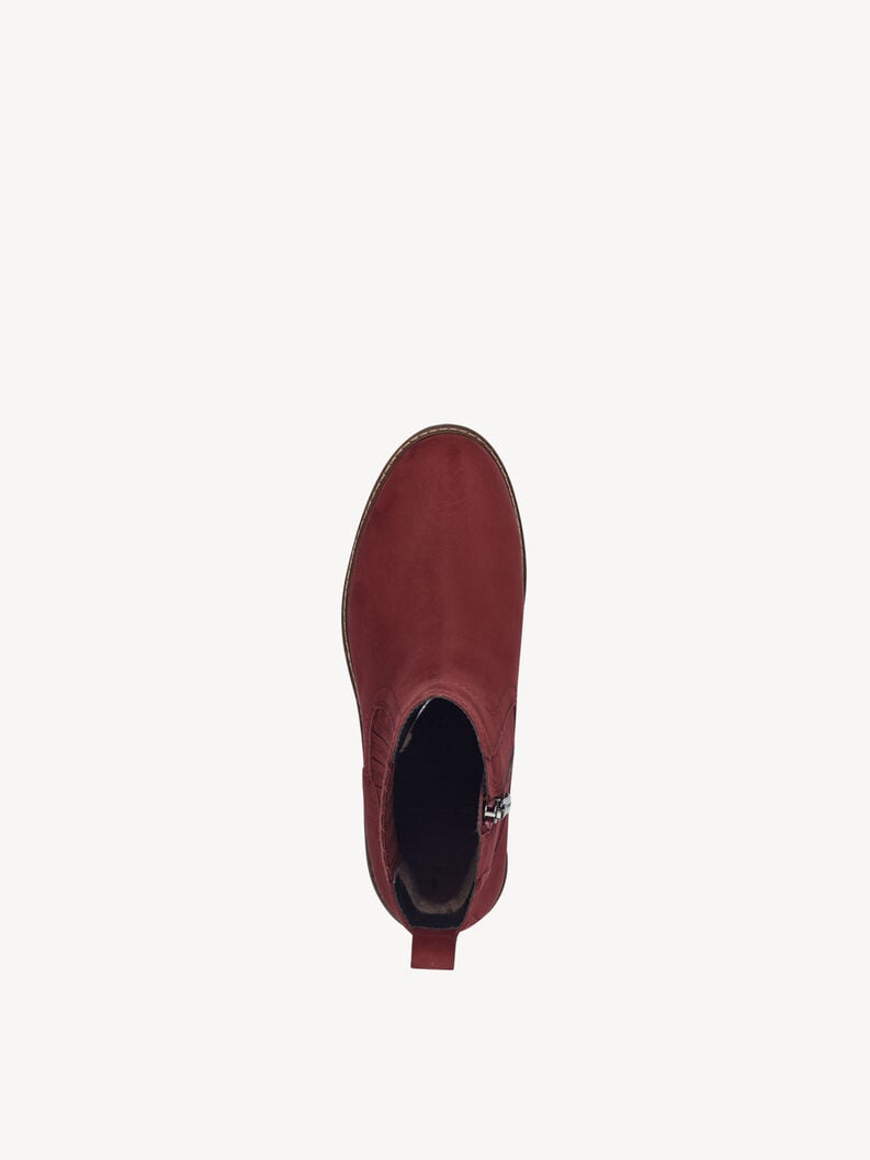 Tamaris Leder Chelsea Boot - Rot