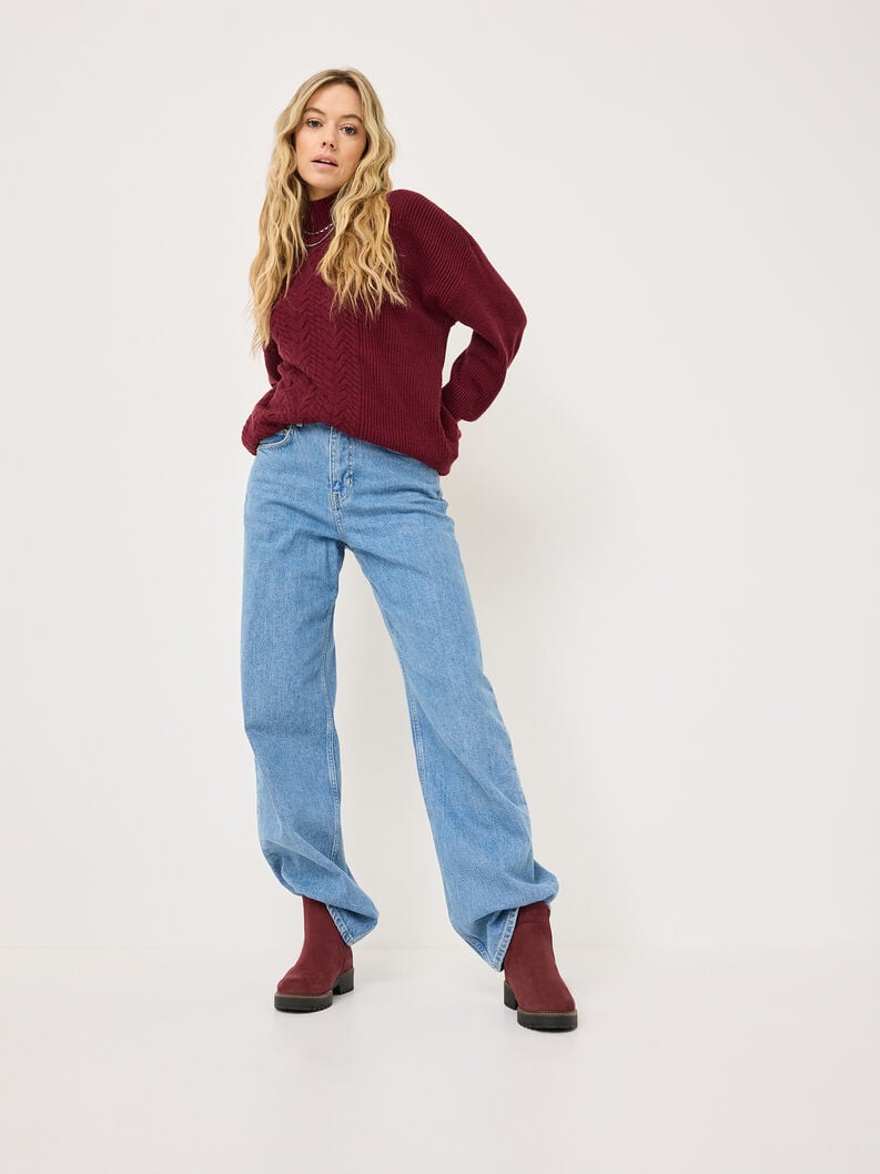 Tamaris Leder Chelsea Boot - Rot