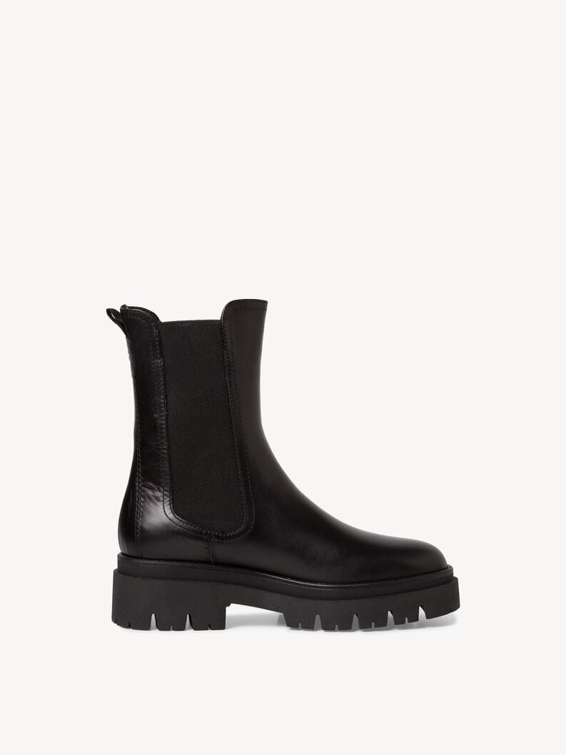 Tamaris Leder Chelsea Boot - Schwarz