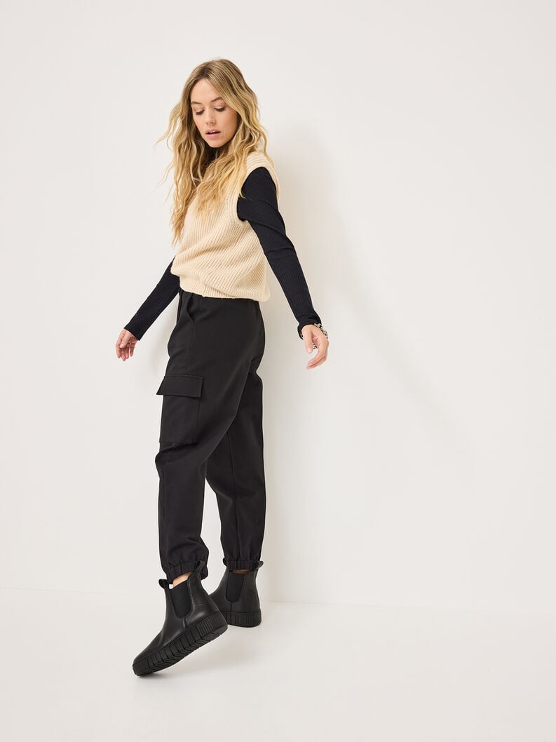 Tamaris Leder Chelsea Boot - Schwarz