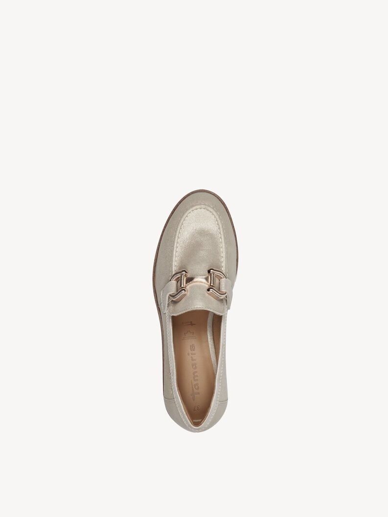 Tamaris Lederslipper - Beige