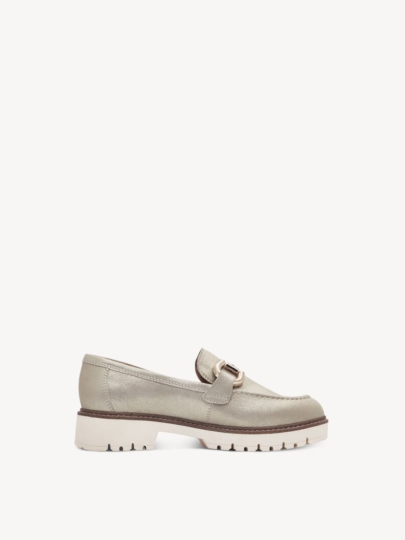 Tamaris Lederslipper - Beige