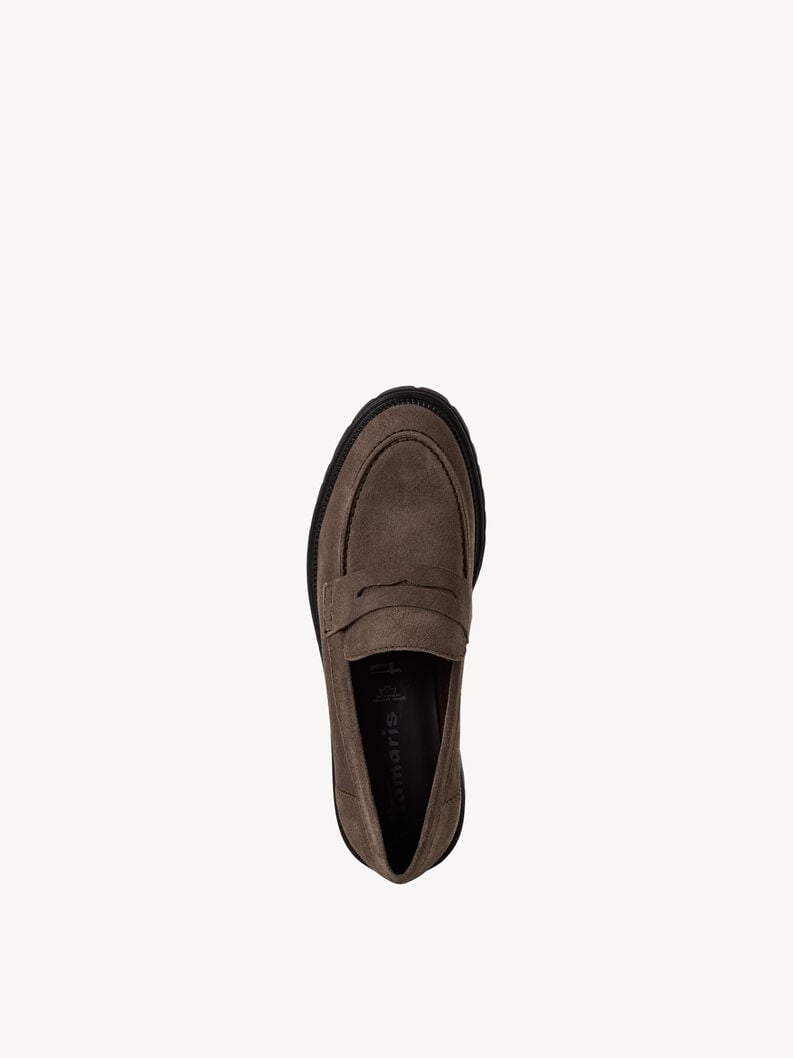 Tamaris Lederslipper - Beige