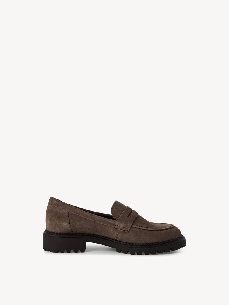 Tamaris Lederslipper - Beige