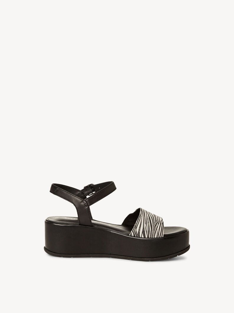 Tamaris Ledersandalette - Schwarz