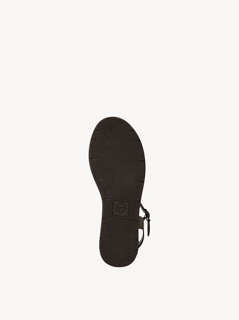 Tamaris Ledersandalette - Schwarz