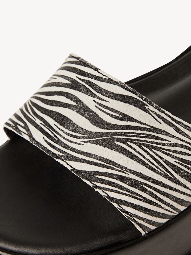 Tamaris Ledersandalette - Schwarz