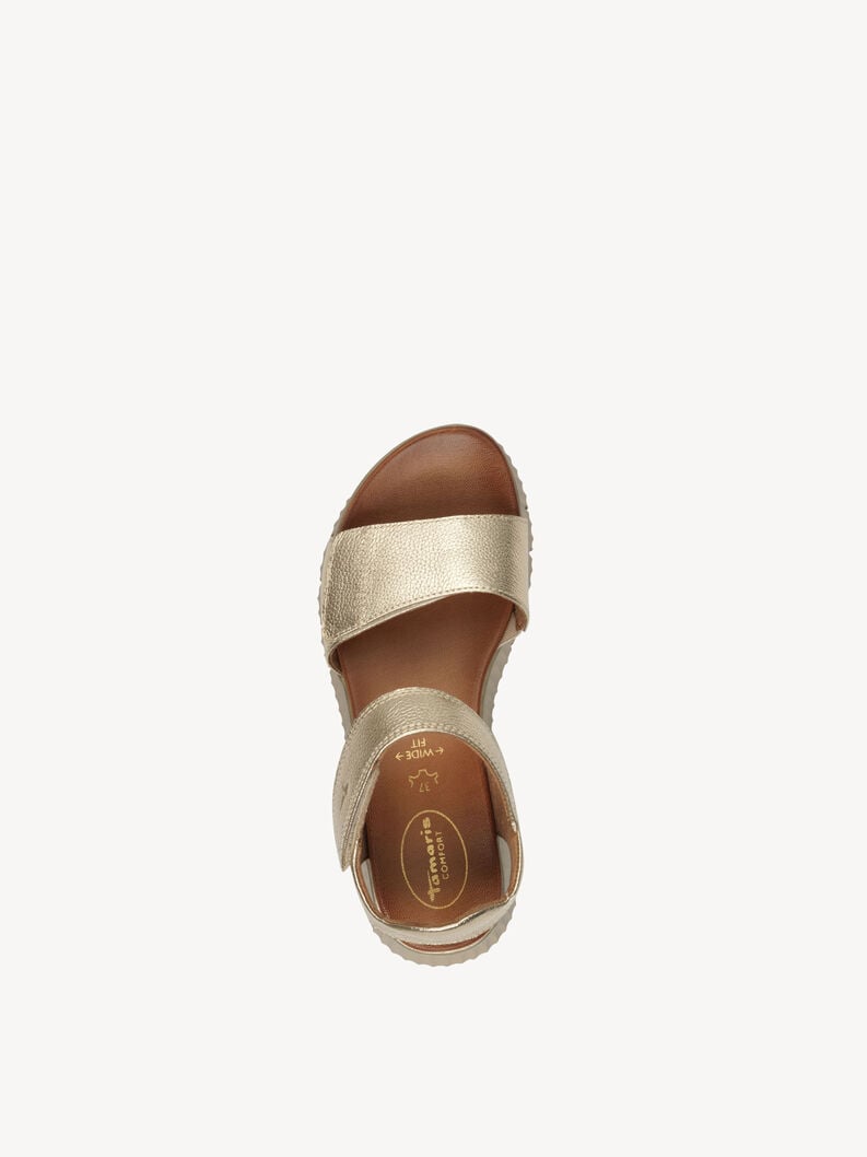 Tamaris Ledersandale - Gold