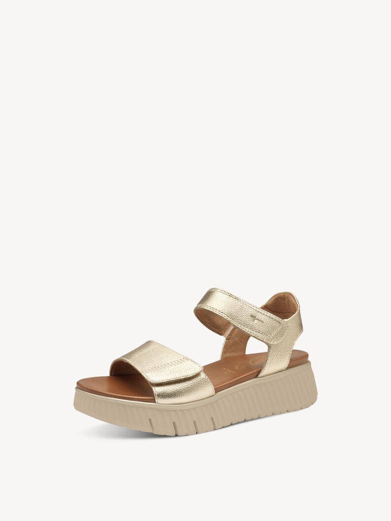 Tamaris Ledersandale - Gold