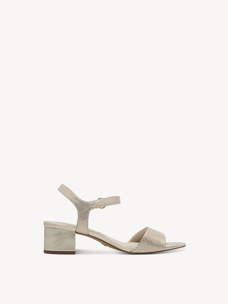 Tamaris Ledersandalette - Gold