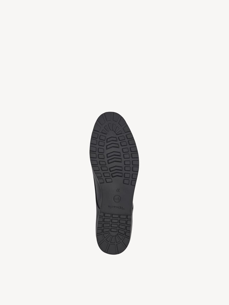 Tamaris Lederhalbschuh - Schwarz