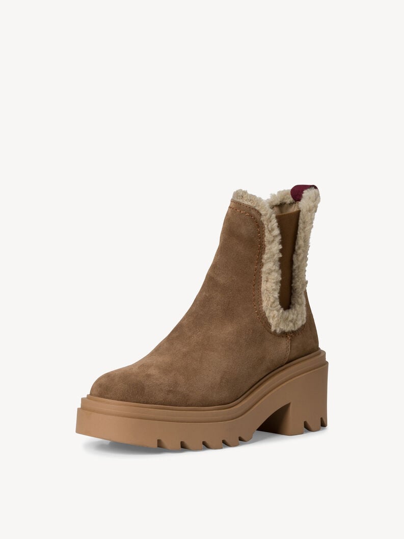 Tamaris Lederstiefelette - Braun Warmfutter