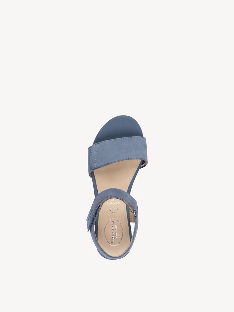 Tamaris Ledersandalette - Blau