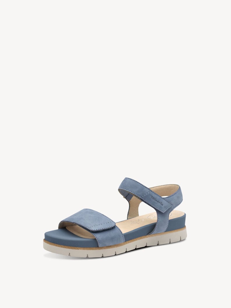 Tamaris Ledersandalette - Blau