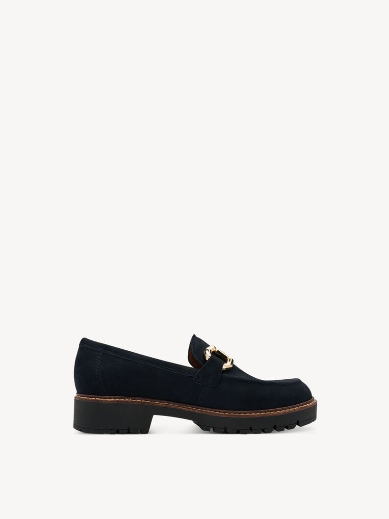Tamaris Lederslipper - Blau
