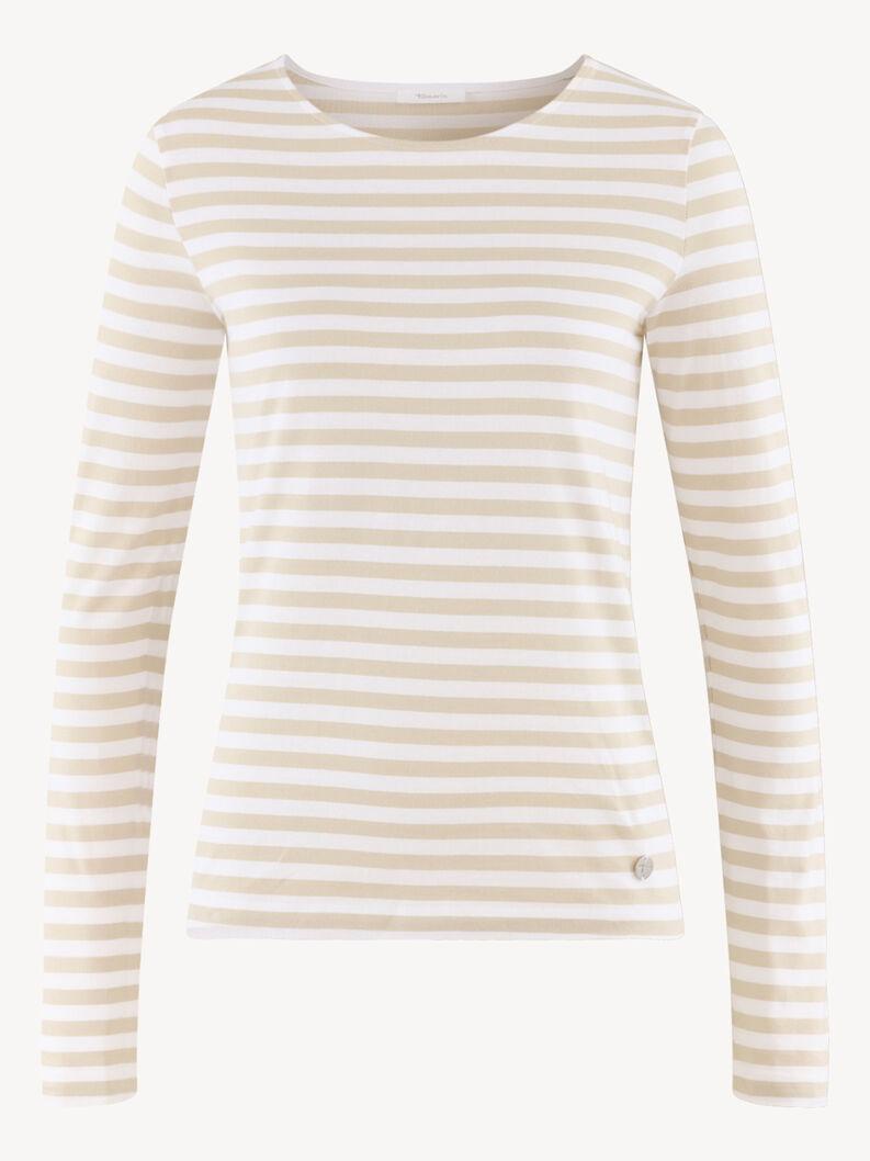 Tamaris Langarmshirt - Weiß