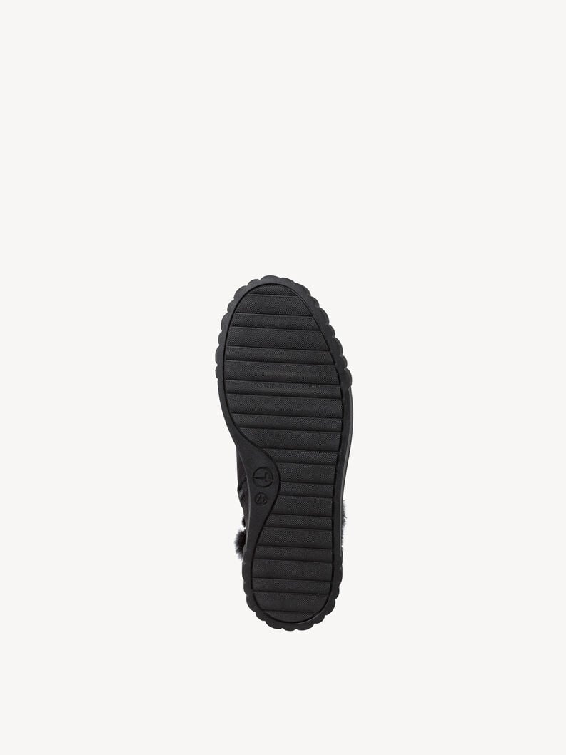 Tamaris Lederstiefelette - Schwarz Warmfutter