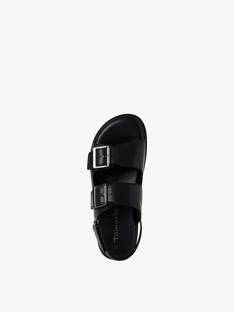 Tamaris Ledersandalette - Schwarz