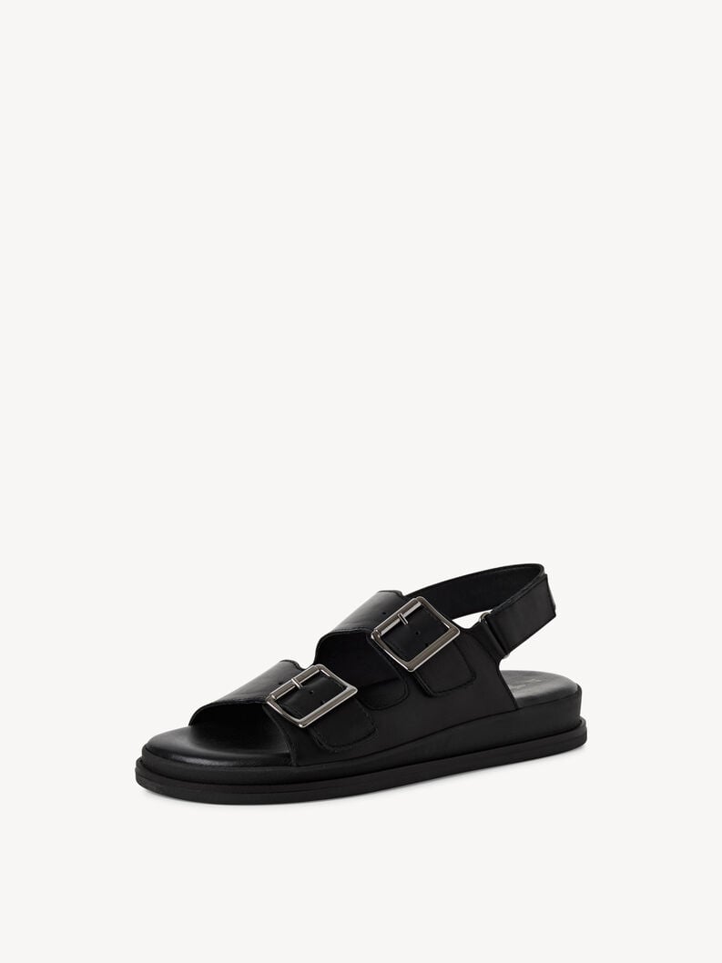 Tamaris Ledersandalette - Schwarz