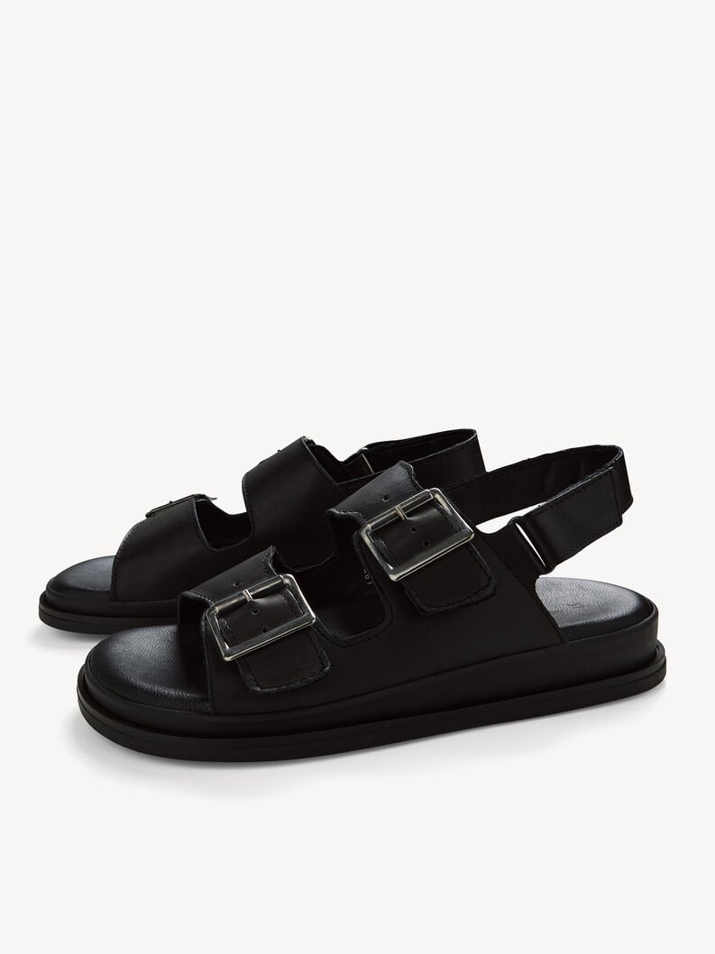 Tamaris Ledersandalette - Schwarz