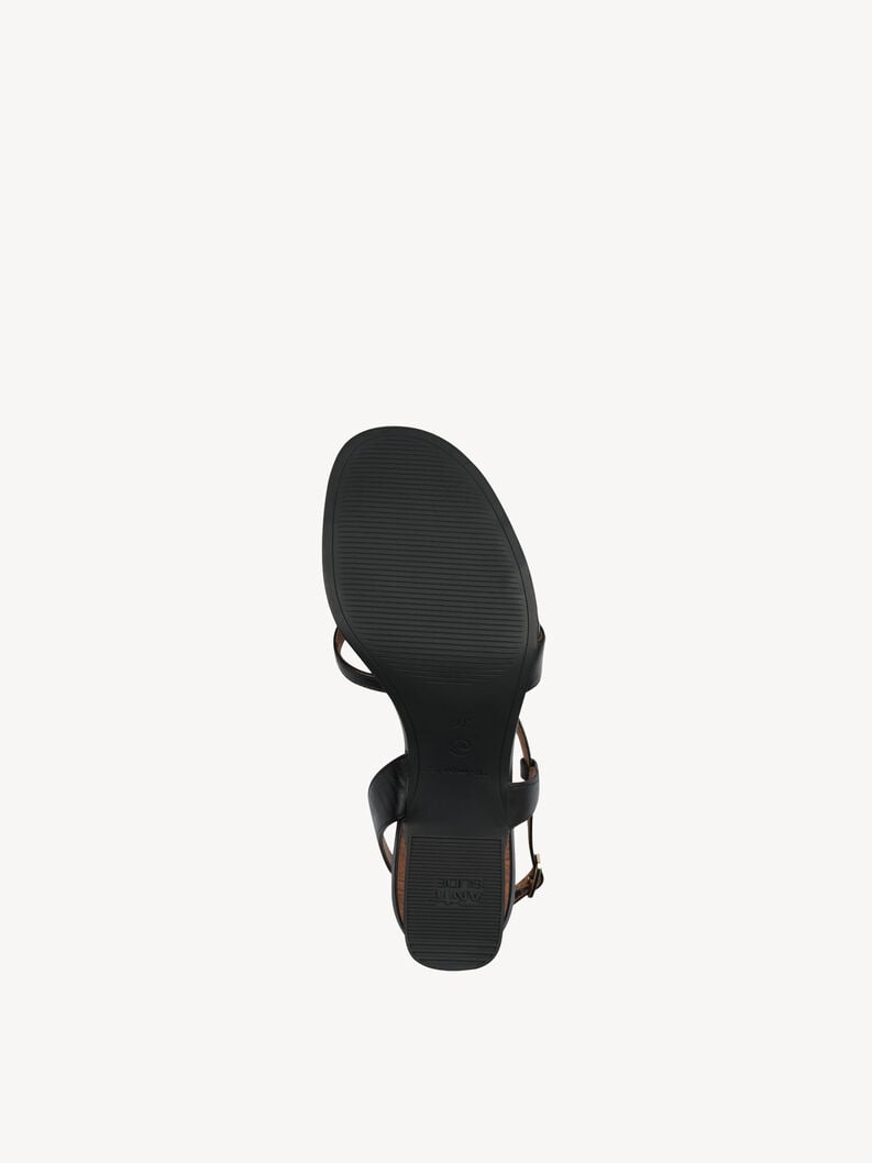 Tamaris Ledersandalette - Schwarz