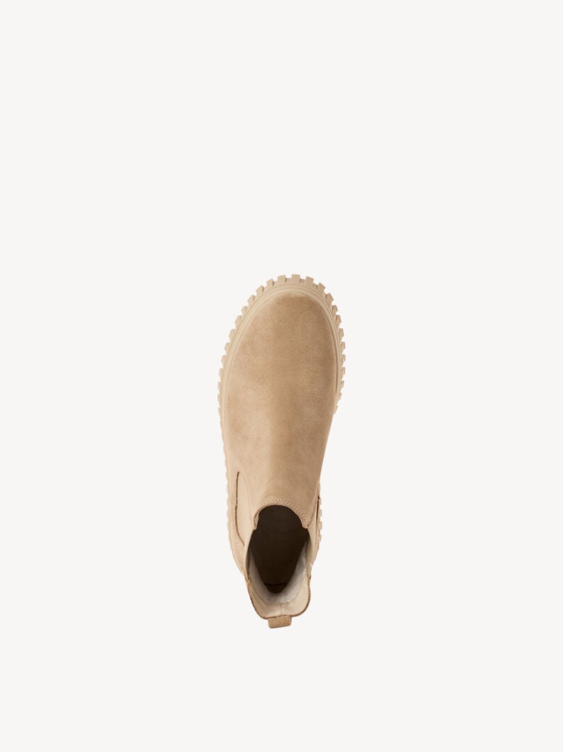Tamaris Leder Chelsea Boot - Beige