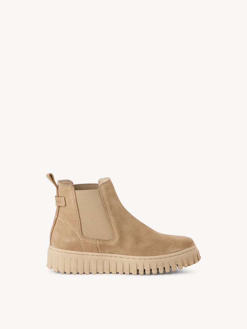 Tamaris Leder Chelsea Boot - Beige