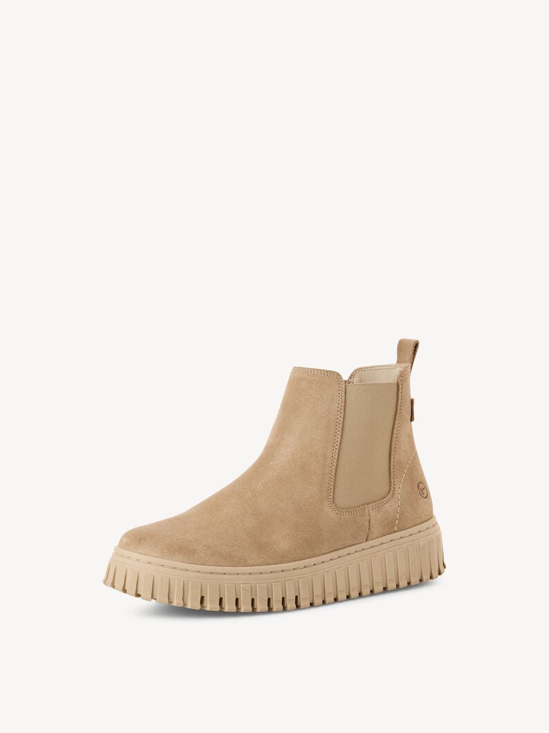 Tamaris Leder Chelsea Boot - Beige