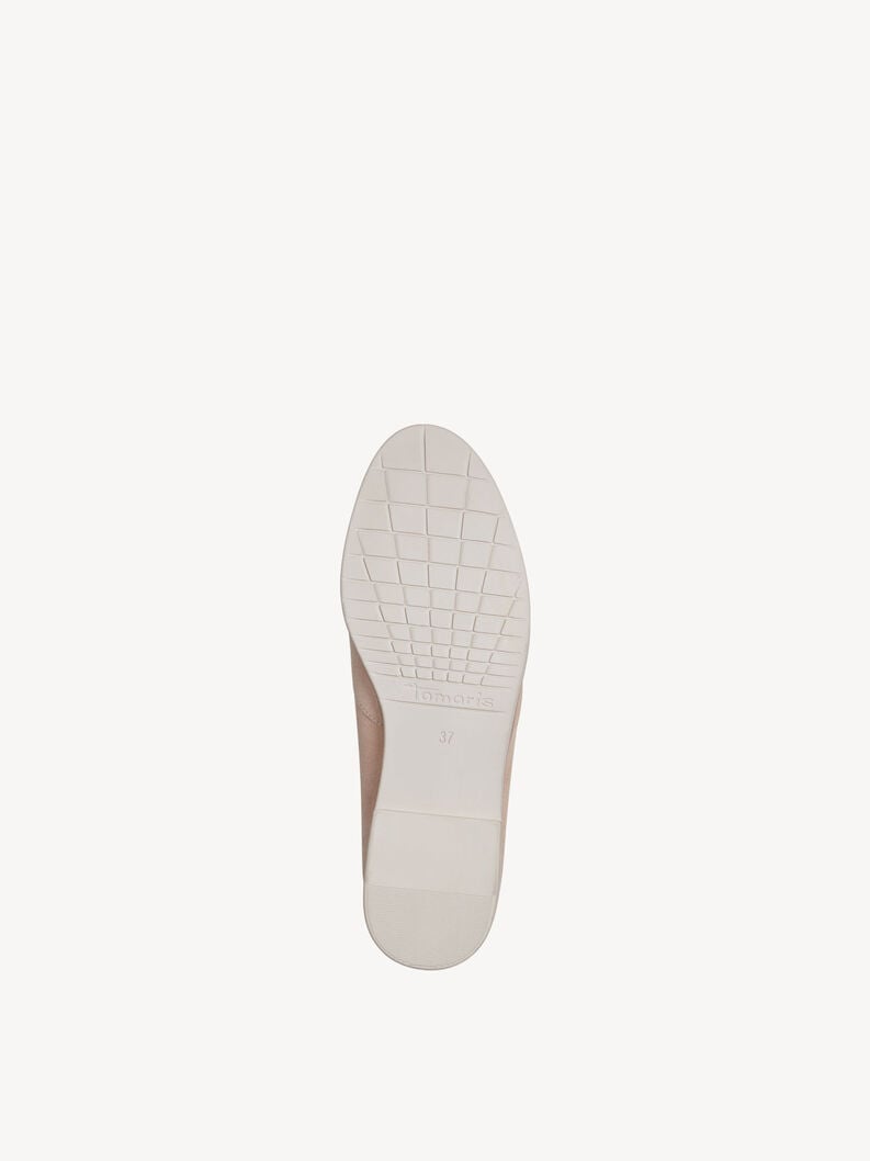 Tamaris Lederslipper - Beige