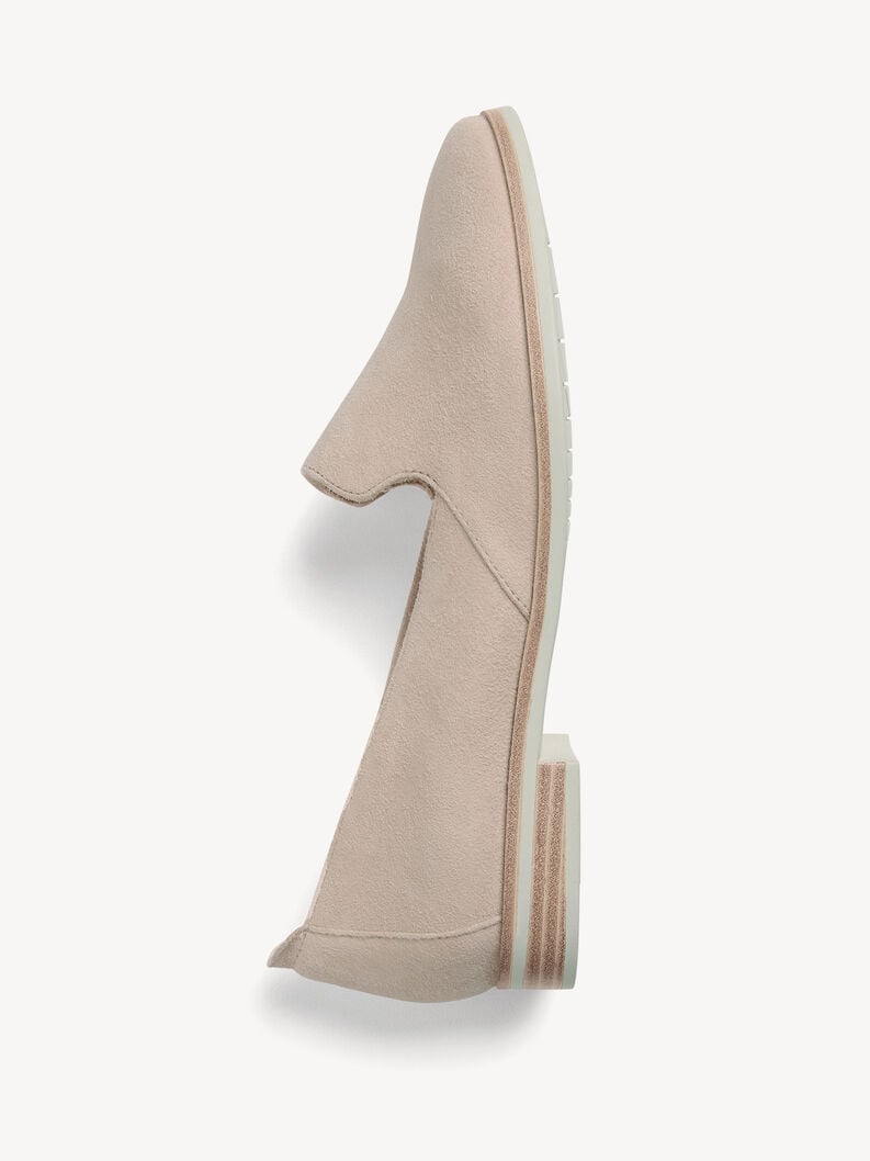 Tamaris Lederslipper - Beige
