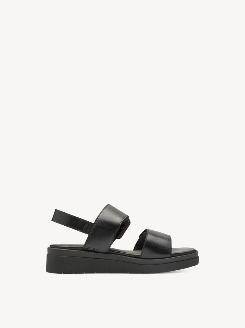 Tamaris Ledersandalette - Schwarz