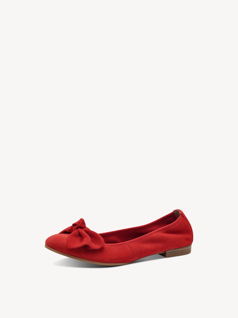 Tamaris Lederballerina - Rot