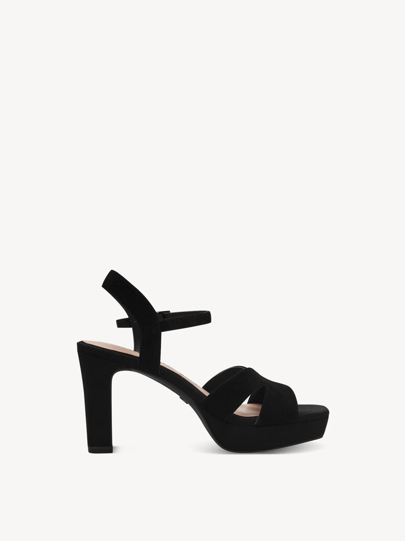 Tamaris Ledersandalette - Schwarz