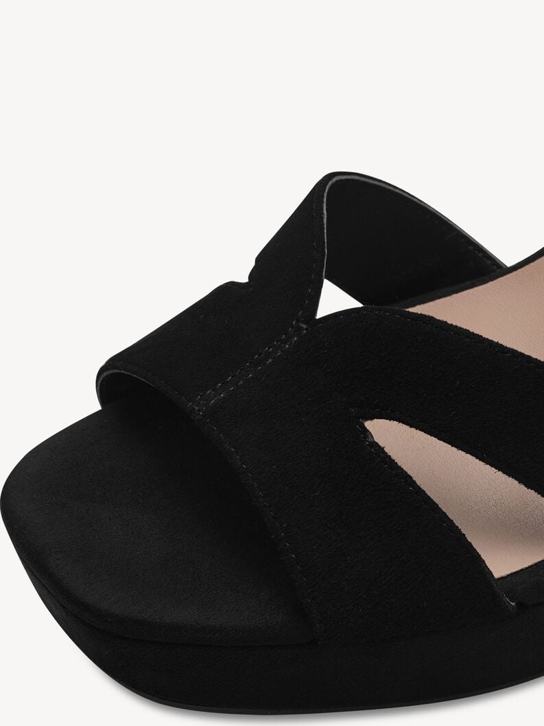 Tamaris Ledersandalette - Schwarz