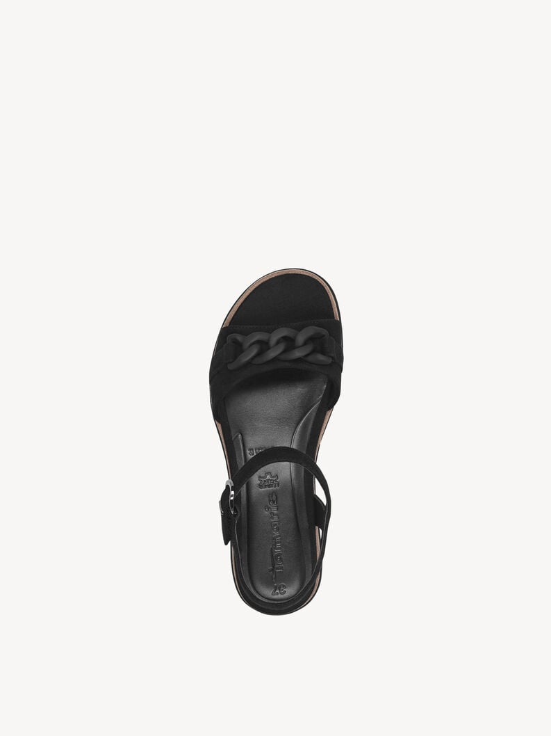 Tamaris Ledersandalette - Schwarz
