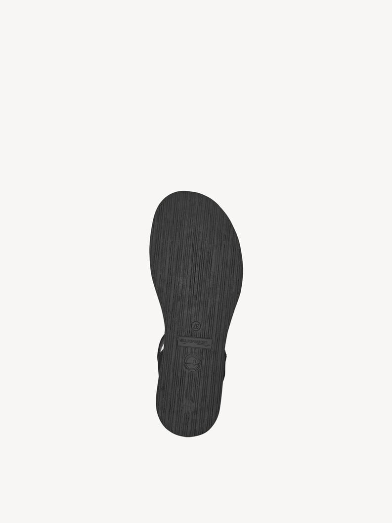 Tamaris Ledersandalette - Schwarz