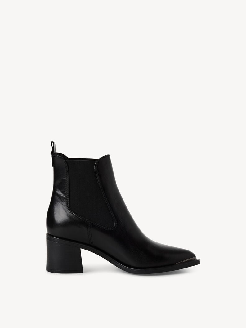 Tamaris Leder Chelsea Boot - Schwarz
