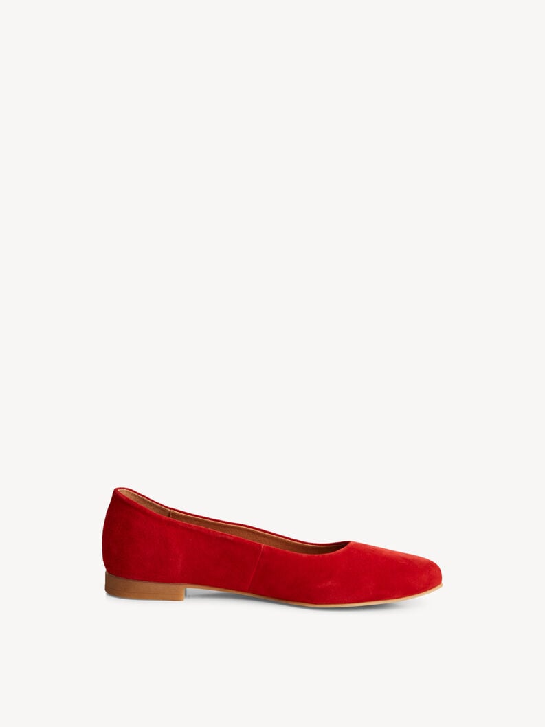 Tamaris Lederballerina - Rot