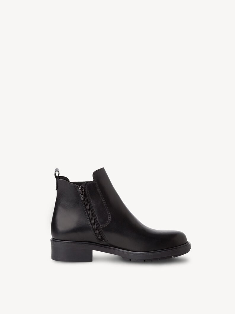Tamaris Leder Chelsea Boot - Schwarz