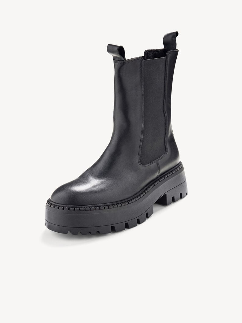 Tamaris Leder Chelsea Boot - Schwarz