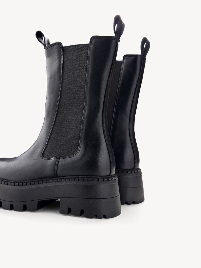 Tamaris Leder Chelsea Boot - Schwarz