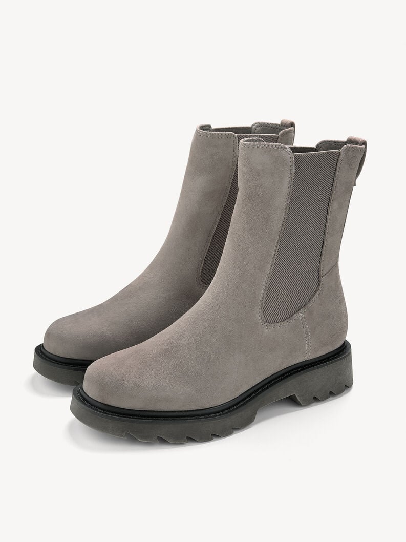 Tamaris Leder Chelsea Boot - Grau