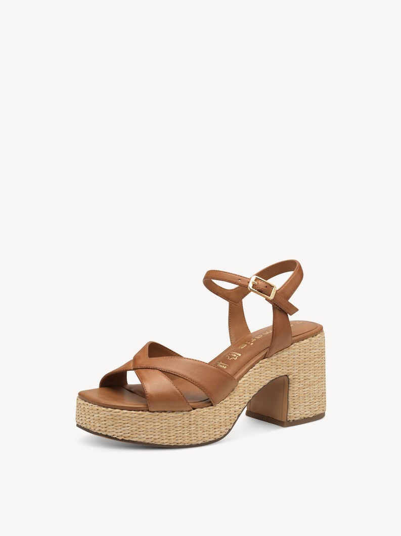 Tamaris Ledersandalette - Braun