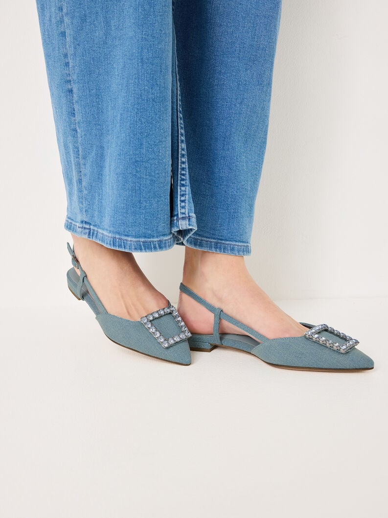 Tamaris Slingpumps - Blau